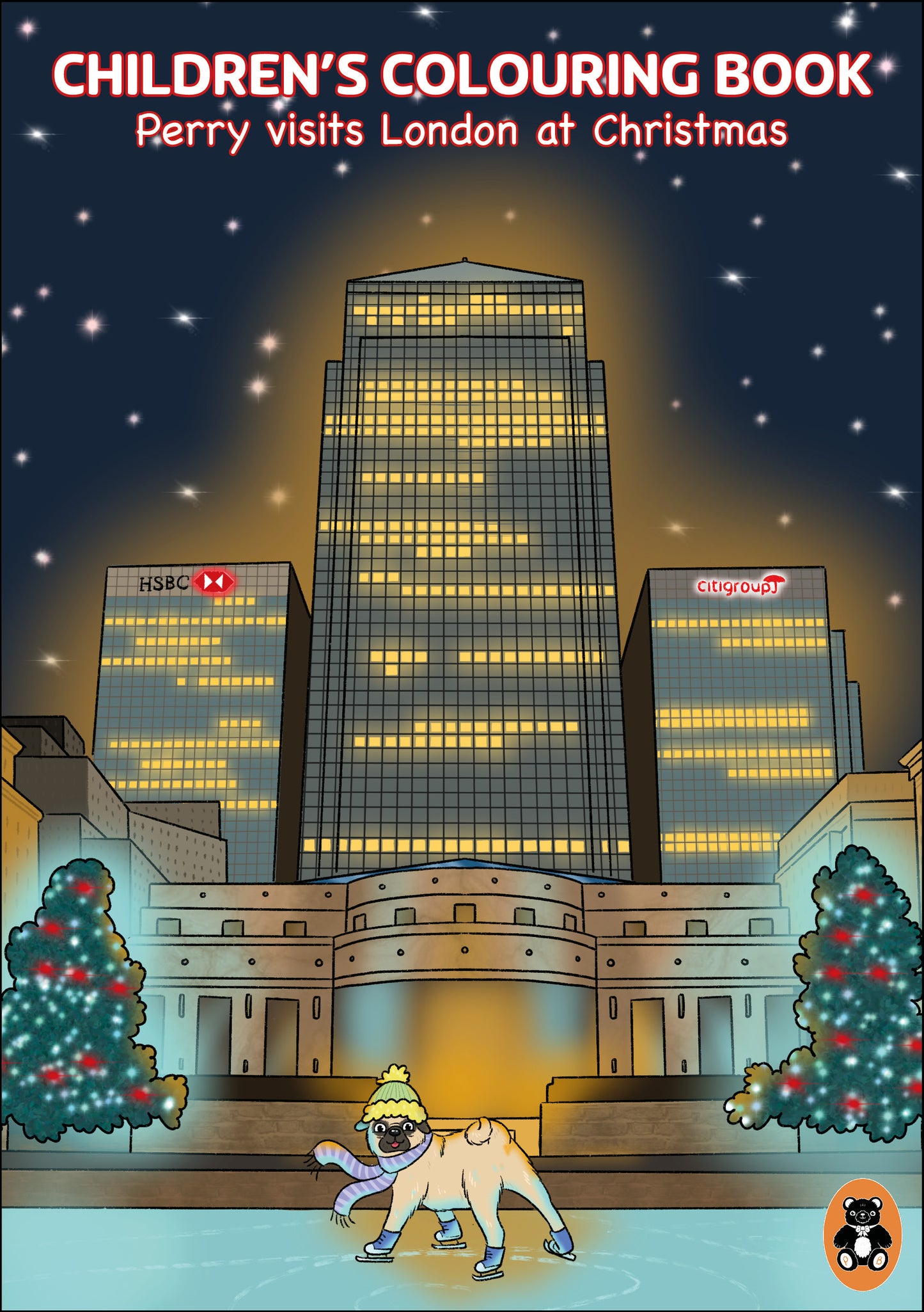 Colouring Book - Perry visits London at Christmas