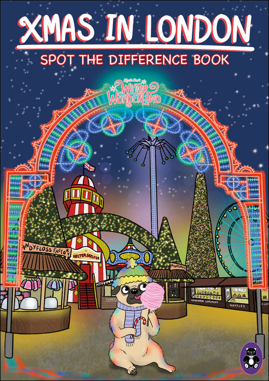 Spot the Difference Book - Perry visits London at Christmas