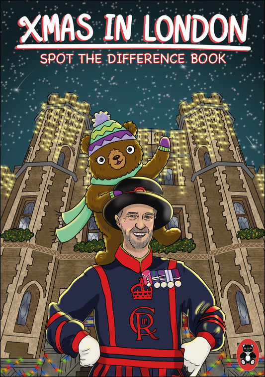 Spot the Difference Book - Charlie visits London at Christmas