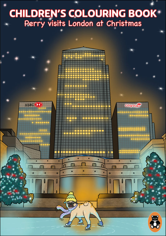 Colouring Book - Perry visits London at Christmas