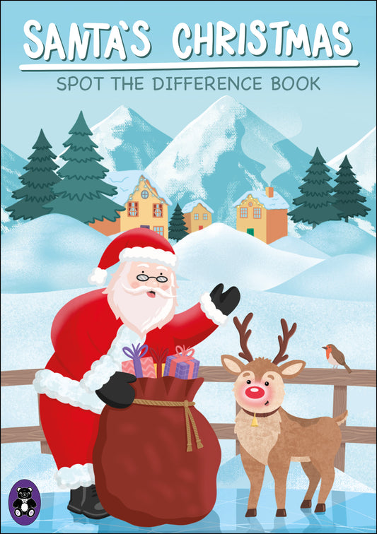 Spot the Difference Book - Christmas with Santa Claus