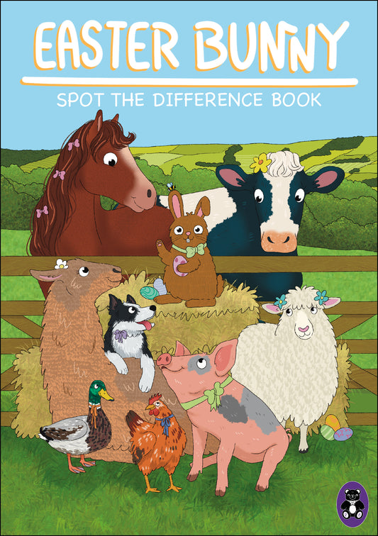 Spot the Difference Book - Easter Bunny