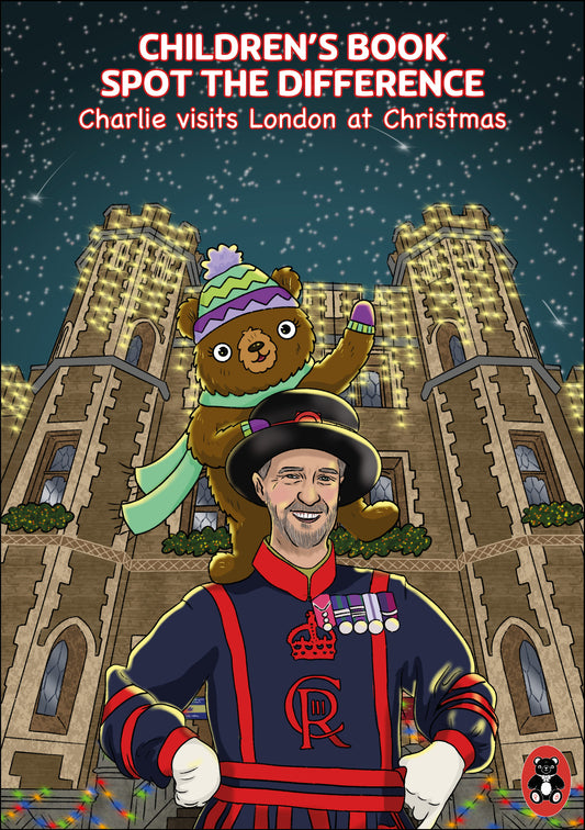 Spot the Difference Book - Charlie visits London at Christmas