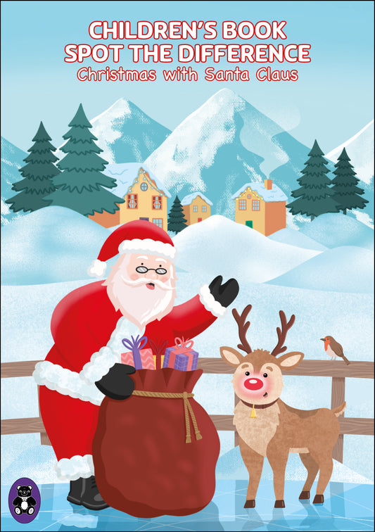Spot the Difference Book - Christmas with Santa Claus