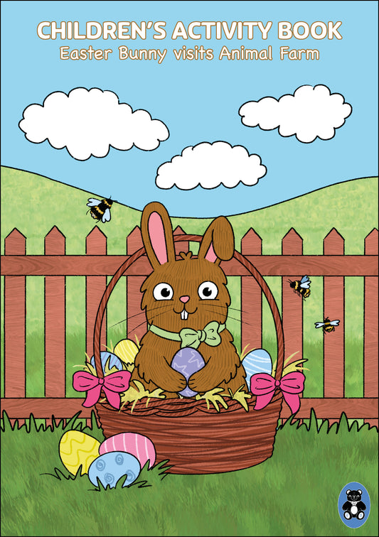 Easter Bunny visits Animal Farm (Children's Activity Book)