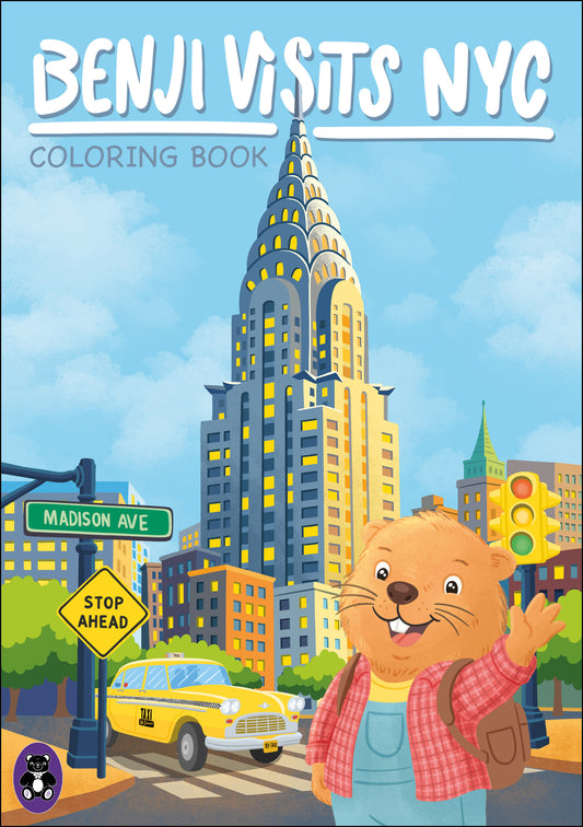 Coloring Book - Benji visits NYC