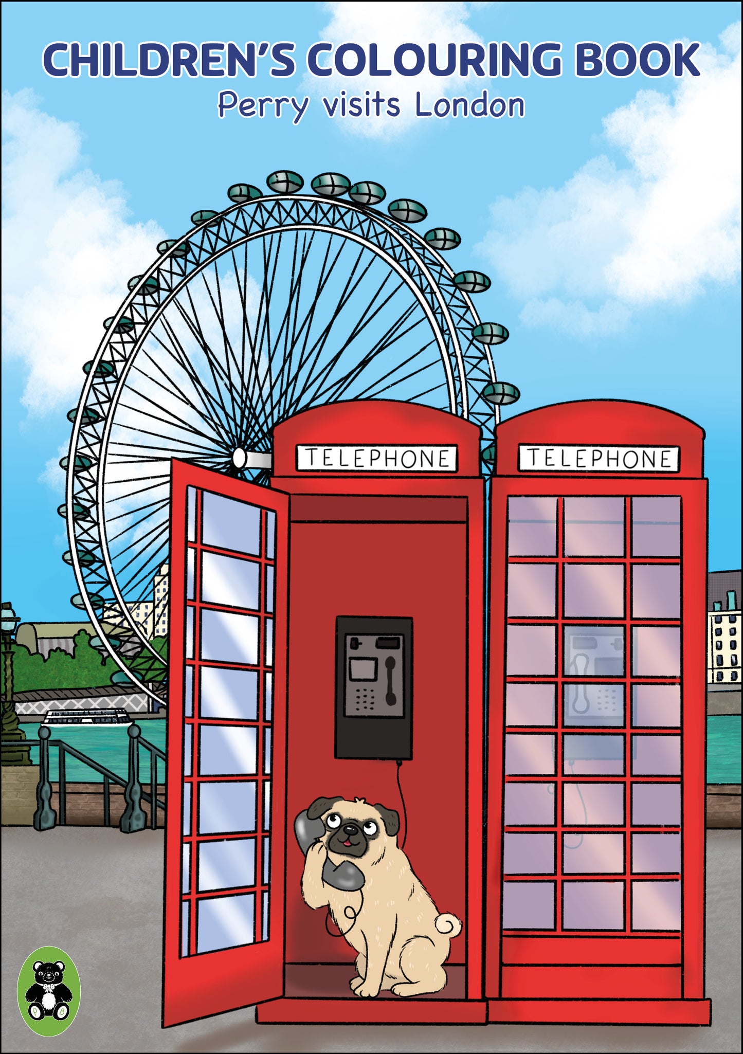 Perry visits London (Children's Colouring Book)
