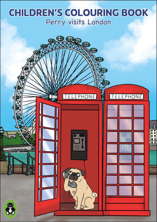 Perry visits London (Children's Colouring Book)