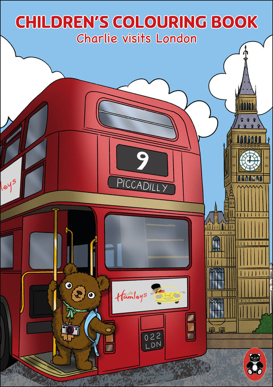 Charlie visits London (Children's Colouring Book)